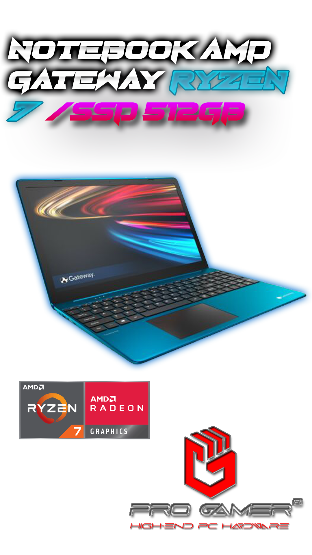 notebook gateway ryzen 7